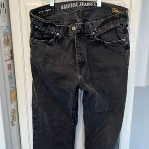 Nautica Relaxed Black Jeans 36/34